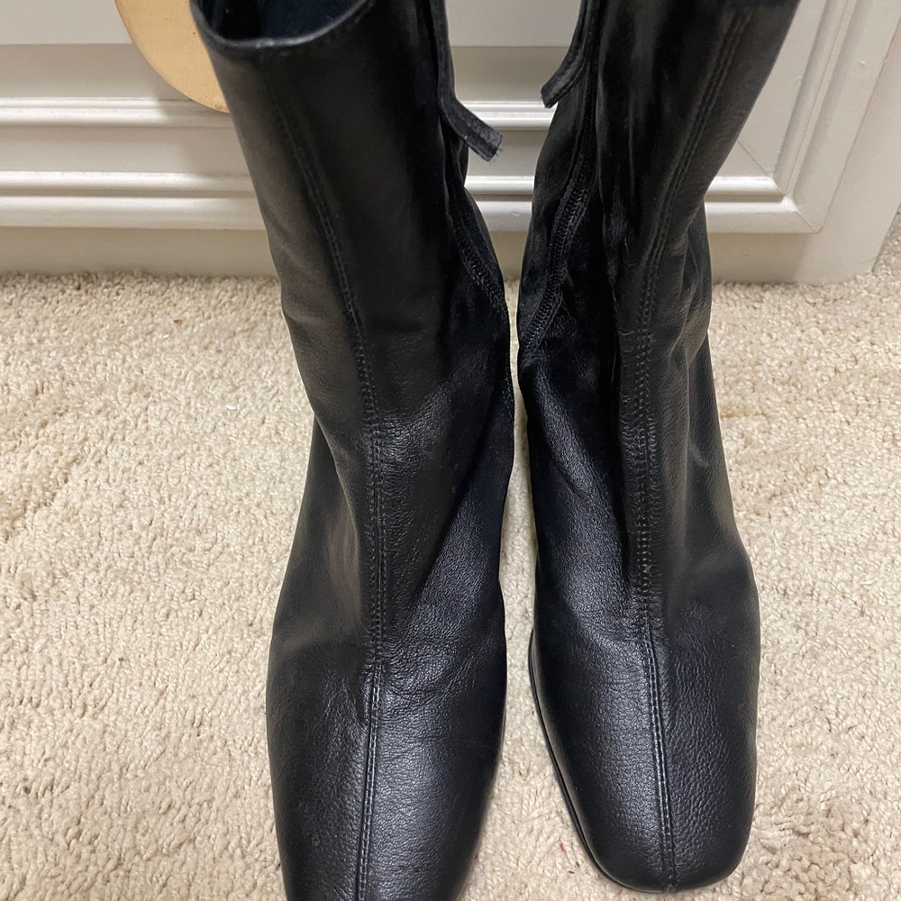 Zara Squared Toe Booties - image 4